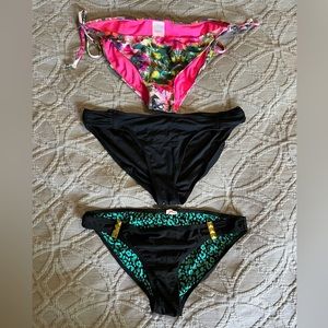 Lot of 3 Medium Bikini Bottoms